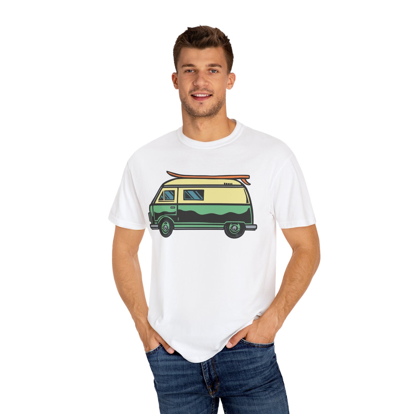 Retro Van Graphic T-Shirt - Perfect for Road Trips, Beach Days, Summer Festivals, Adventure Lovers, Gift for Travelers - MaisonThreadory