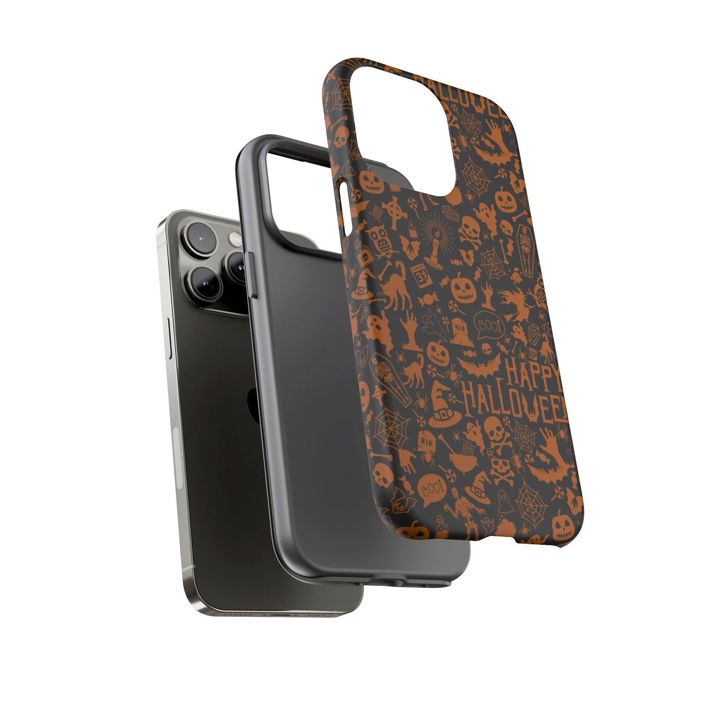 Halloween Phone Case, Tough Cases with Spooky Design, Trick or Treat Accessories, Perfect for Halloween Decor, Gift for Halloween Lovers