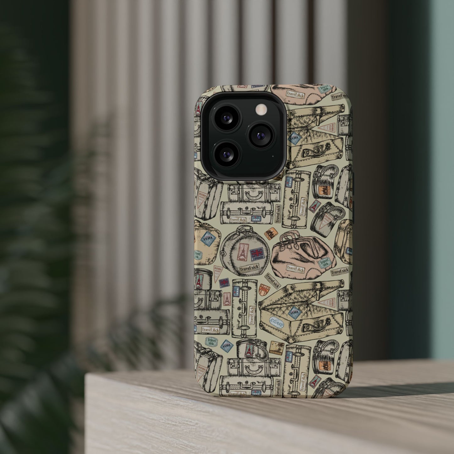 Travel-Inspired Magnetic Tough Cases, Unique Phone Accessories, Perfect for Adventurers, Great Gift for Travelers or Holidays