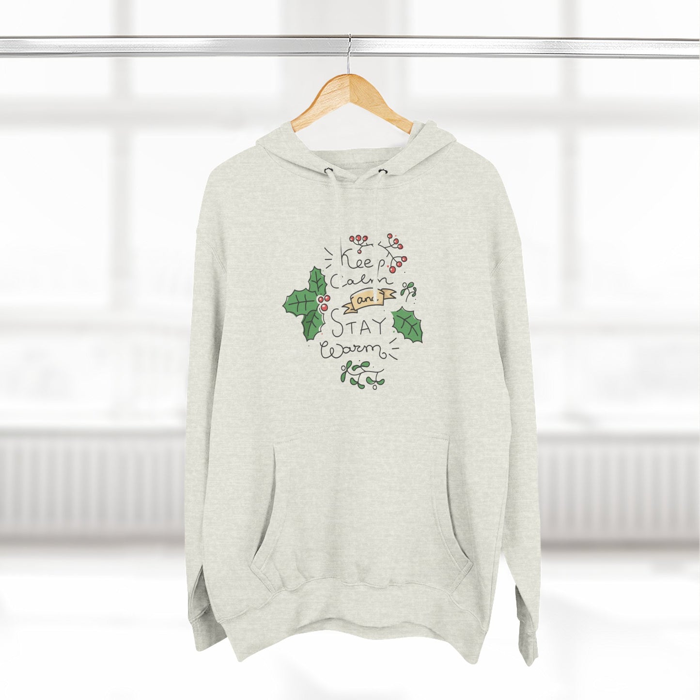 Cozy Stay Warm Fleece Hoodie for All Seasons, Cute Unisex Winter Apparel, Perfect Gift for Friends and Family - MaisonThreadory