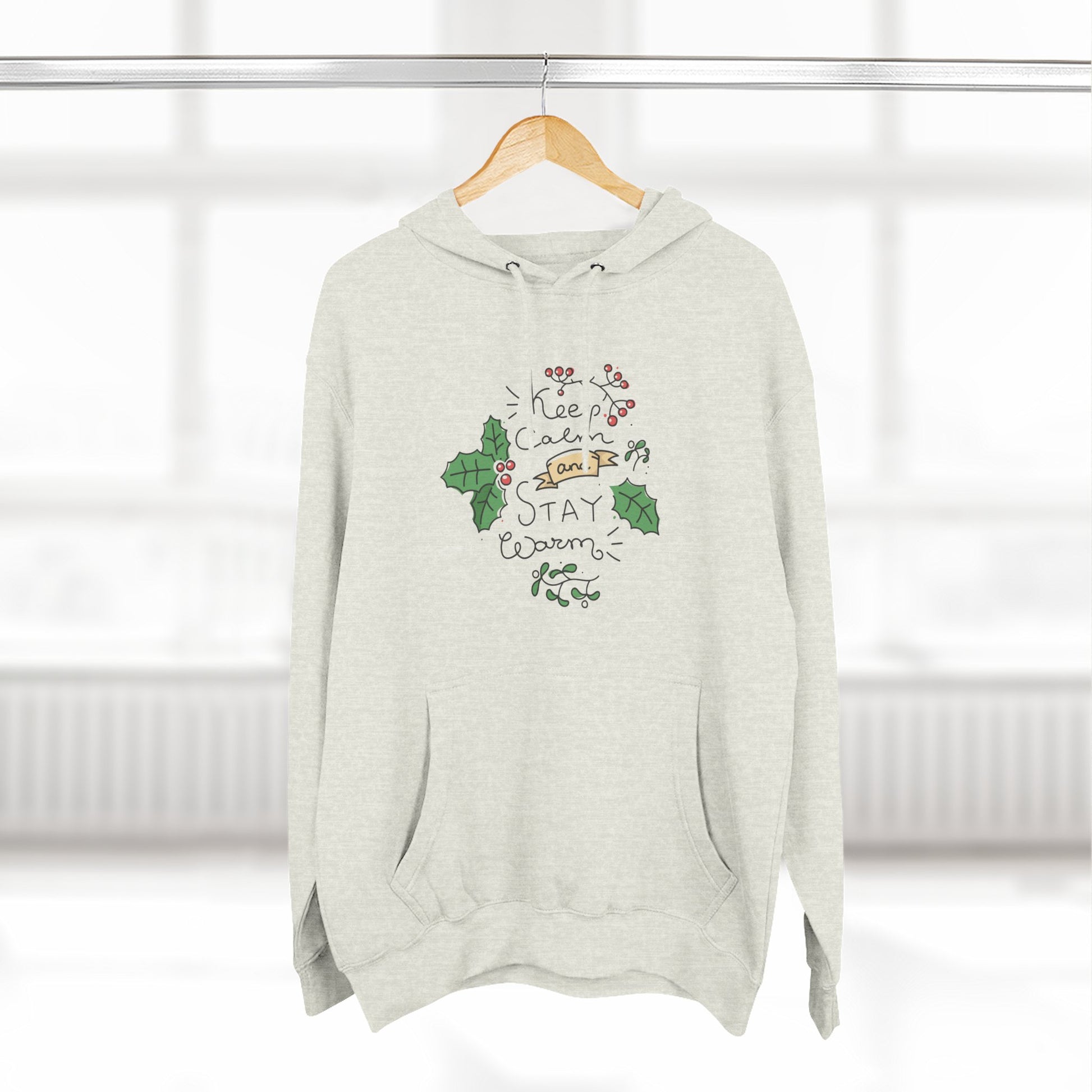 Cozy Stay Warm Fleece Hoodie for All Seasons, Cute Unisex Winter Apparel, Perfect Gift for Friends and Family - MaisonThreadory