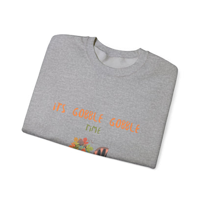 Thanksgiving Vibe Crewneck Sweatshirt, Fall Fashion, Unisex Sweatshirt, Cozy Gift for Her, Autumn Apparel, Holiday Wear - MaisonThreadory