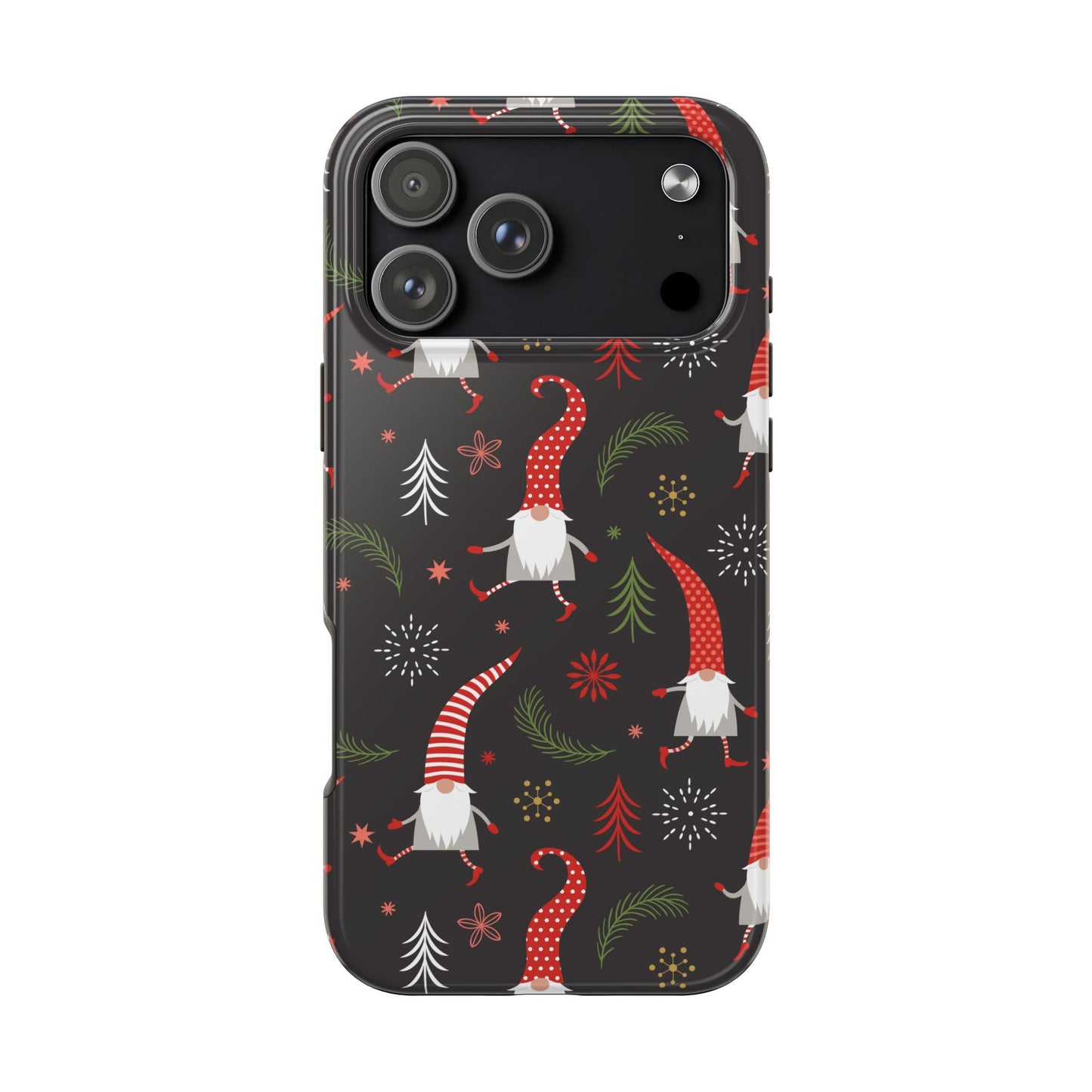 Gnomes & Holiday Cheer Tough Phone Cases, Cute Phone Accessories, Holiday Gift, Gnome Phone Cover, Festive Phone Protection, Winter Decor