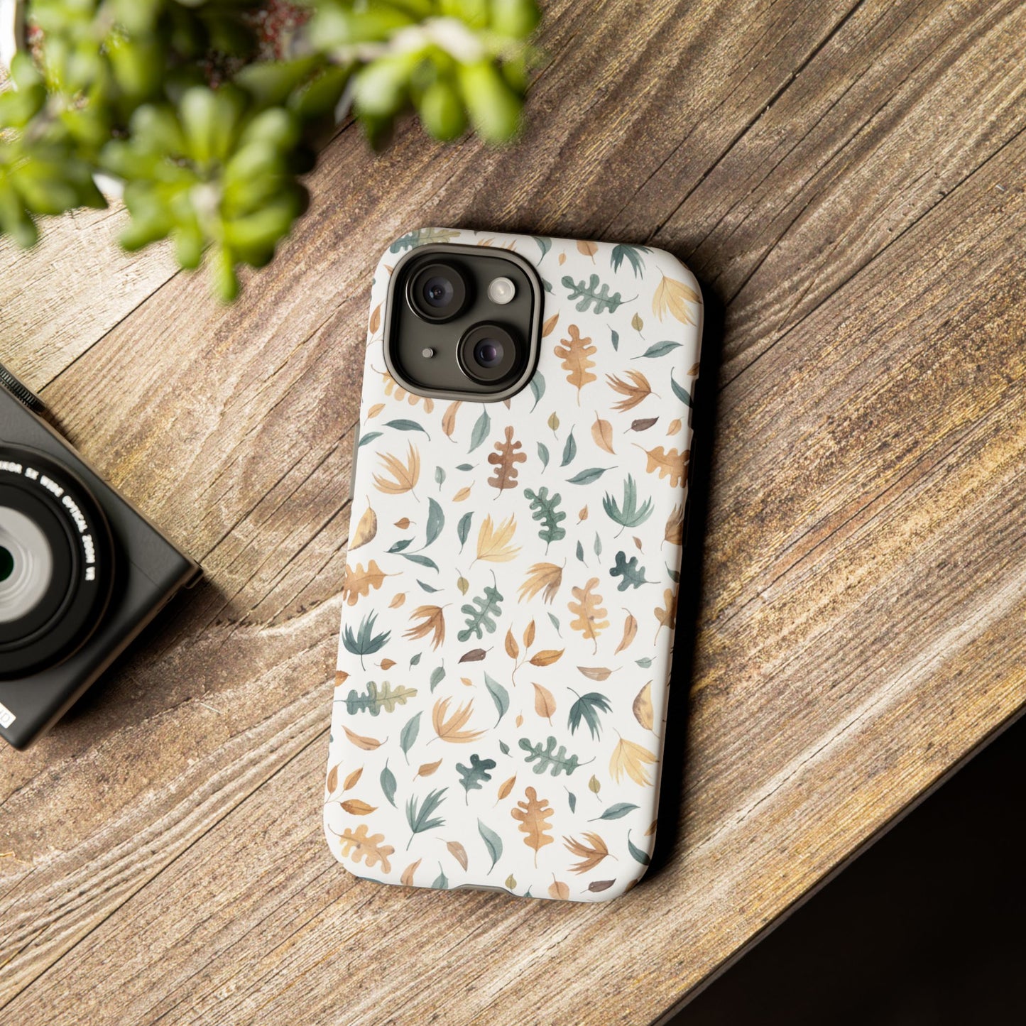 Stylish Floral Phone Case - Tough Cases, Nature-Inspired Design, Gift for Her, Phone Accessory, Floral Pattern Cover