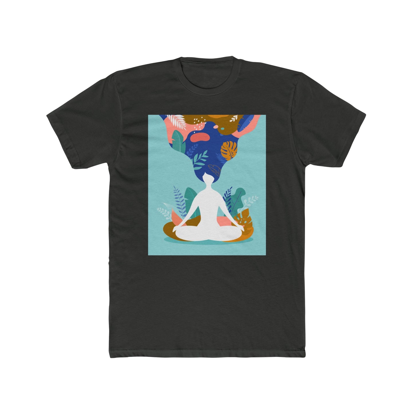 Meditation Vibes Unisex Crew Tee, Yoga Shirt, Mindfulness Apparel, Gift for Meditators, Spiritual T-Shirt, Casual Wear