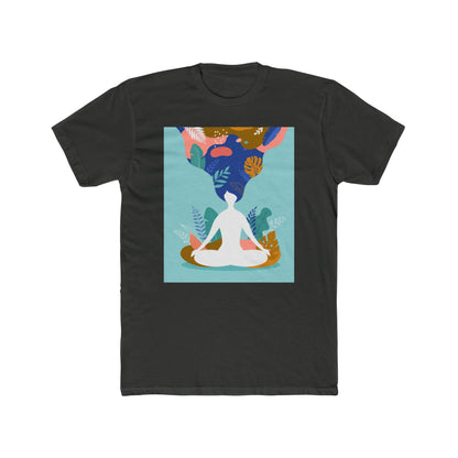 Meditation Vibes Unisex Crew Tee, Yoga Shirt, Mindfulness Apparel, Gift for Meditators, Spiritual T-Shirt, Casual Wear