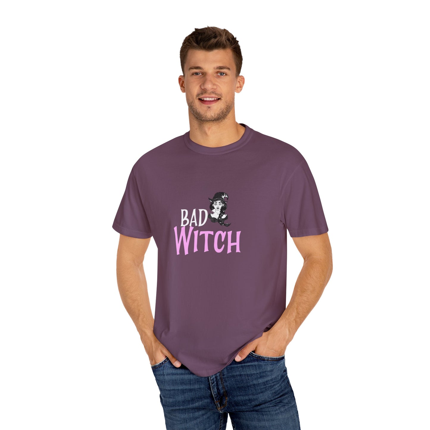 Halloween Bad Witch T-Shirt, Unisex Tee, Spooky Shirt, Witchy Apparel, Gift for Her - MaisonThreadory