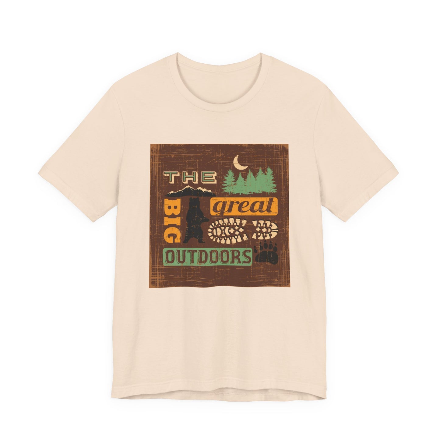 The Great Outdoors Unisex Tee, Adventure Shirt, Nature Lover Gift, Camping Apparel, Summer Vibes, Hiking Outfit - MaisonThreadory