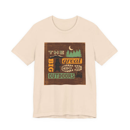 The Great Outdoors Unisex Tee, Adventure Shirt, Nature Lover Gift, Camping Apparel, Summer Vibes, Hiking Outfit - MaisonThreadory