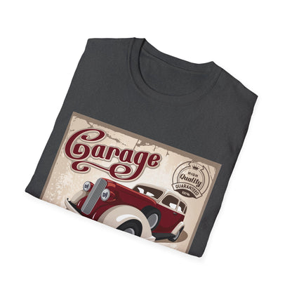 Vintage Garage Service T-Shirt, Car Lover Gift, Classic Auto Enthusiast Tee, Dad Father's Day Gift, Retro Automotive Apparel