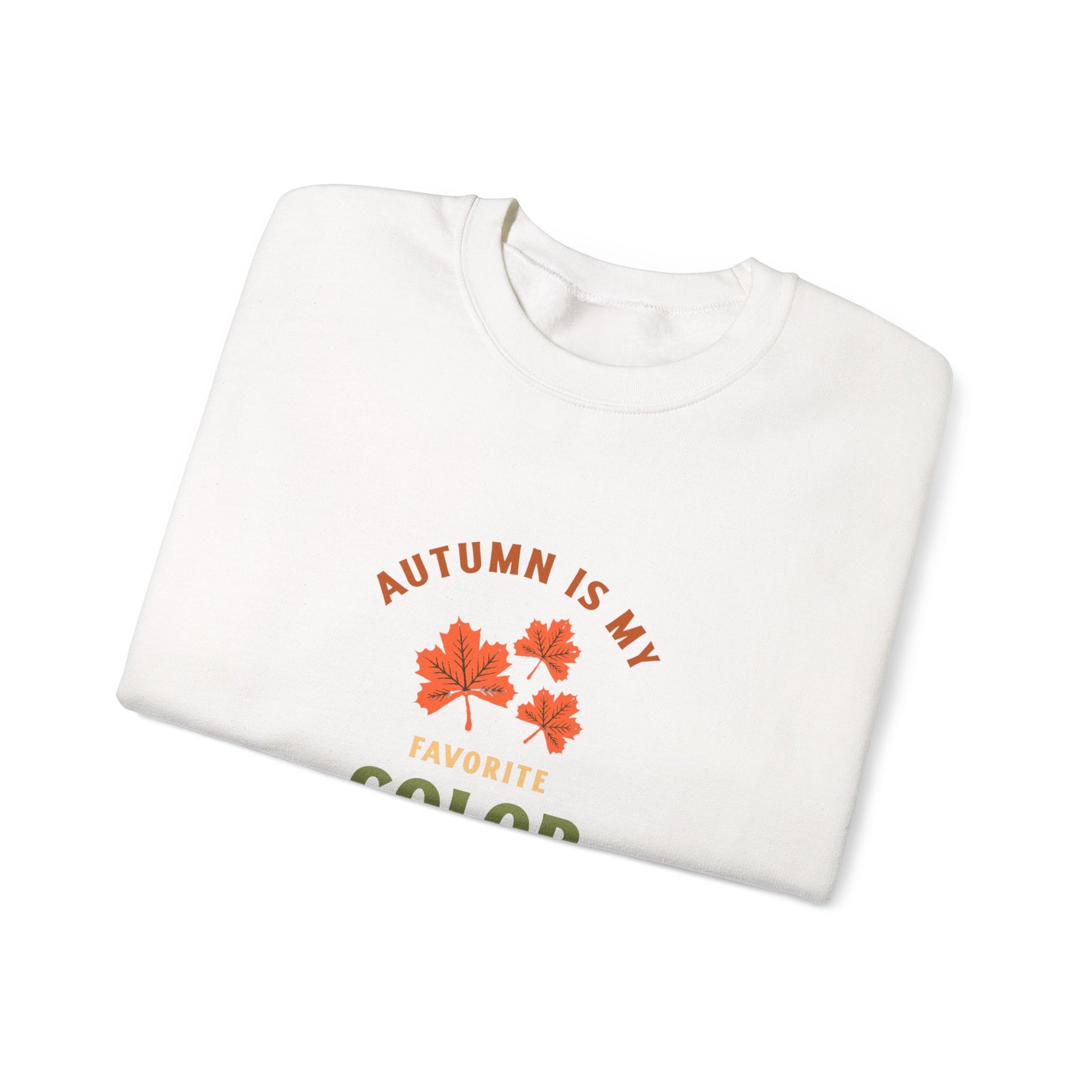 Autumn-Inspired Unisex Crewneck Sweatshirt - Cozy Fall Apparel, Gift for Her, Birthday Present, Family Gathering, Seasonal Fashion - MaisonThreadory