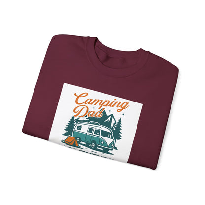 Unisex Camping Adventure Sweatshirt, Cozy Outdoor Apparel, Gift for Dads, Camping Enthusiasts, Father's Day, Weekend Getaway - MaisonThreadory