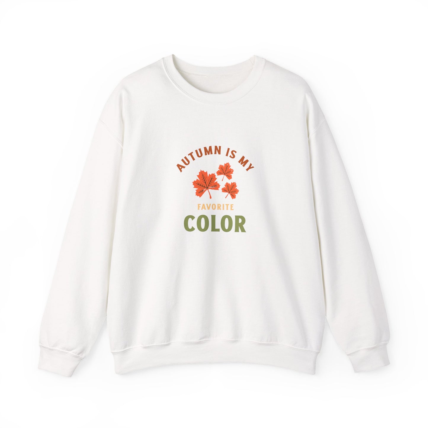 Autumn-Inspired Unisex Crewneck Sweatshirt - Cozy Fall Apparel, Gift for Her, Birthday Present, Family Gathering, Seasonal Fashion - MaisonThreadory