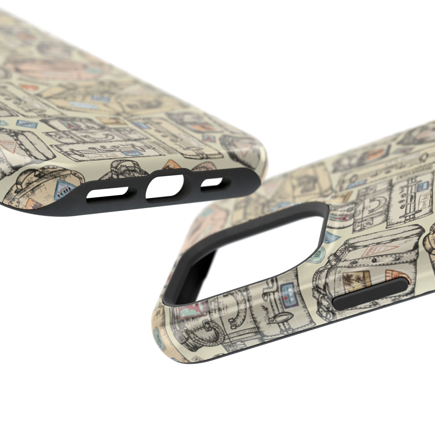 Travel-Inspired Magnetic Tough Cases, Unique Phone Accessories, Perfect for Adventurers, Great Gift for Travelers or Holidays