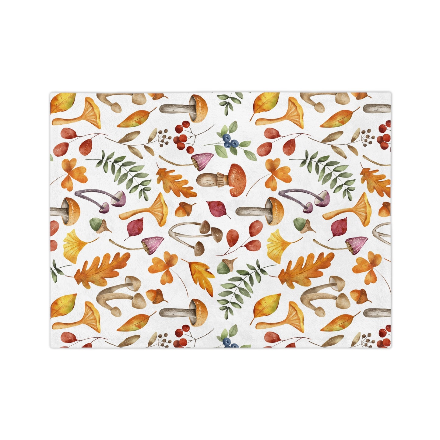 Cozy Autumn Velveteen Blanket | Soft Microfiber Throw, Fall Decor, Nature Lovers Gift, Seasonal Home Textile, Snuggle Up in Style - MaisonThreadory