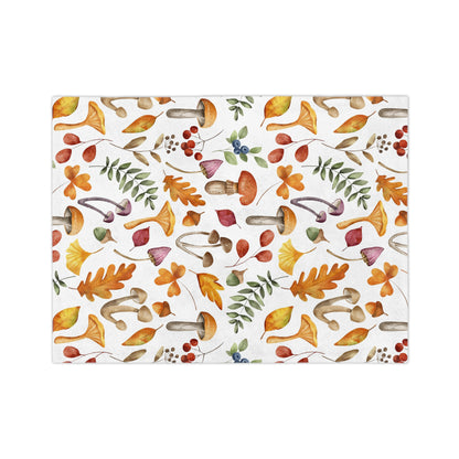 Cozy Autumn Velveteen Blanket | Soft Microfiber Throw, Fall Decor, Nature Lovers Gift, Seasonal Home Textile, Snuggle Up in Style - MaisonThreadory