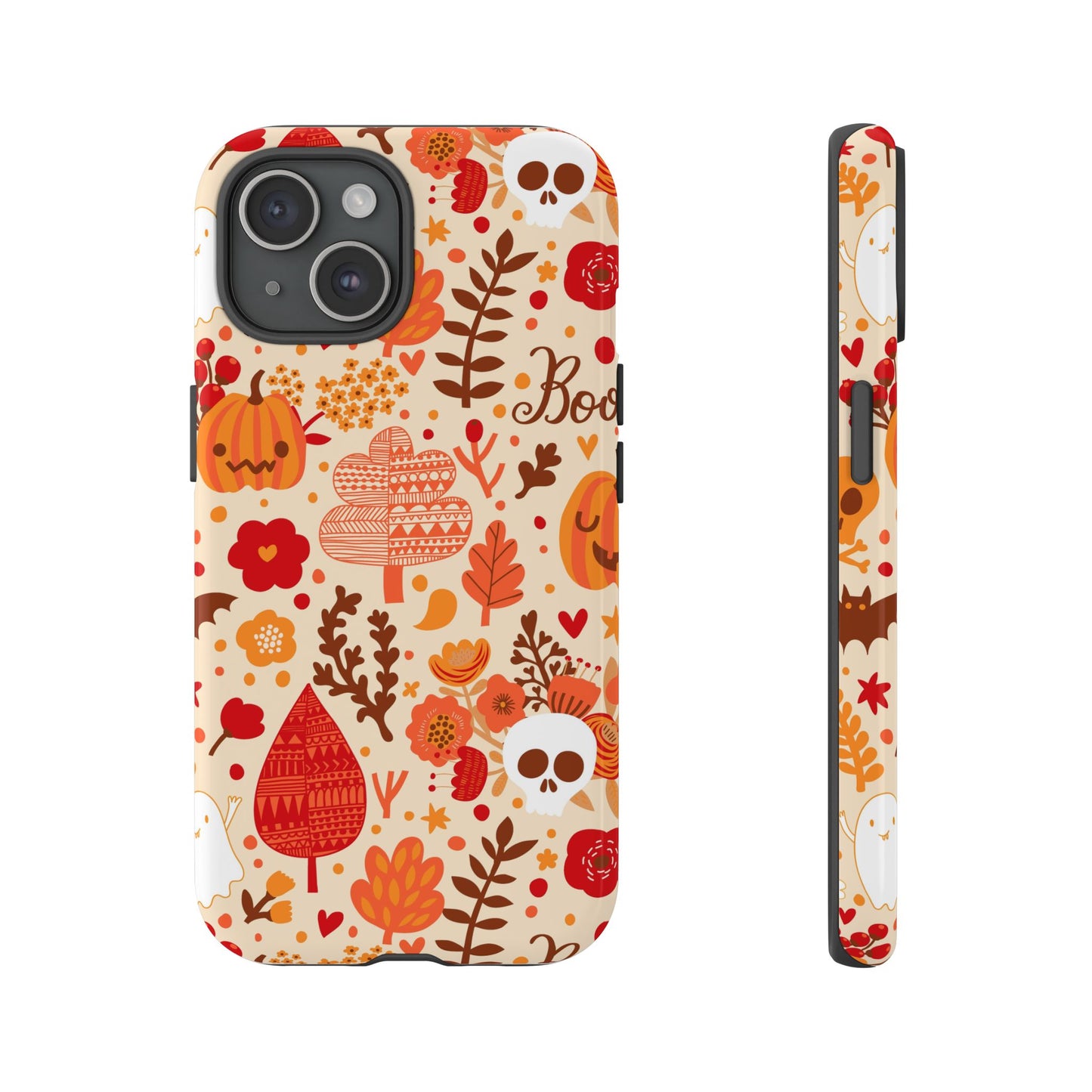 Autumn Phone Case - Cozy Fall Vibes, Pumpkin Decor, Halloween Gift, Floral Design, Seasonal Aesthetic