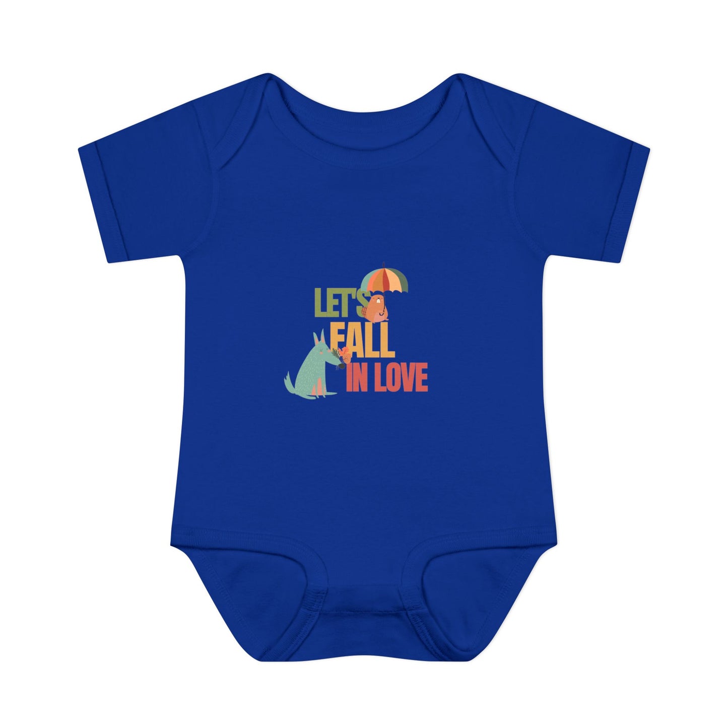 Autumn Baby Bodysuit - Let's Fall in Love, Cute Infant Outfit, Seasonal Gift, Baby Shower Present, Little One's Fall Fashion - MaisonThreadory
