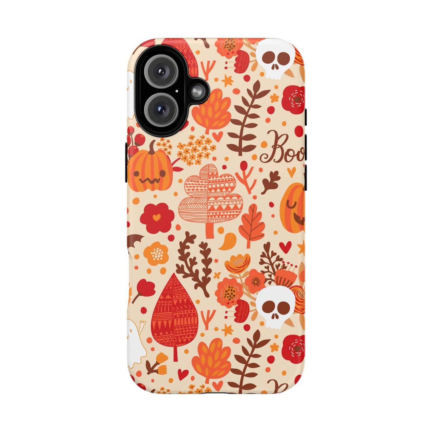 Autumn Phone Case - Cozy Fall Vibes, Pumpkin Decor, Halloween Gift, Floral Design, Seasonal Aesthetic