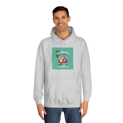 Beachside Vibes Unisex Hoodie | Perfect for College Students, Cozy Days, Summer Vacations, Gift for Friends, Casual Wear - MaisonThreadory
