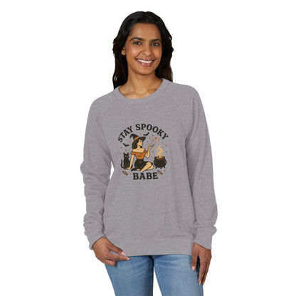 Stay Spooky Babe Unisex French Terry Raglan Crewneck Sweatshirt, Cozy Halloween Apparel, Perfect for Fall Celebrations, Unique Gift [...]