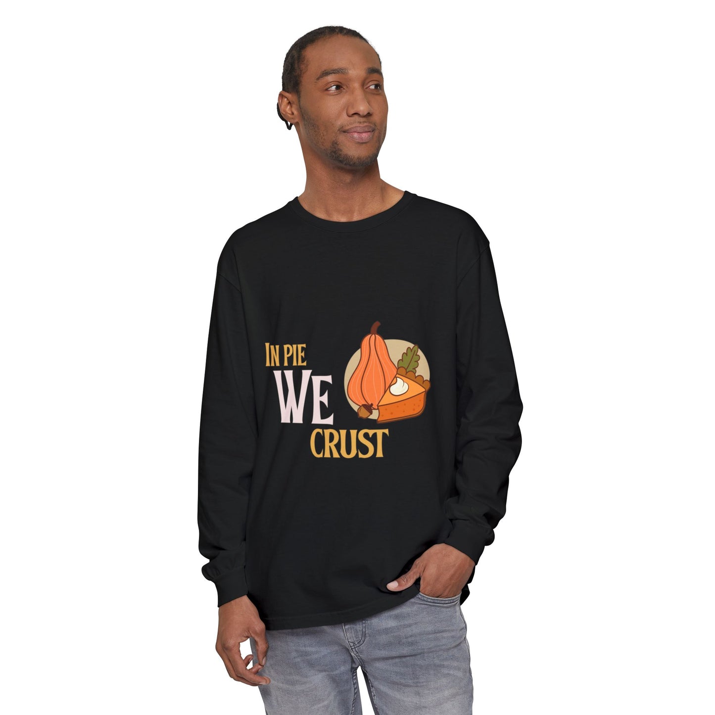 Fall Kitchen Humor Long Sleeve T-Shirt, Thanksgiving Gift, Thanksgiving Sweater, Pie Lovers Shirt, Cozy Fall Apparel, Unisex Sweatshirt - MaisonThreadory