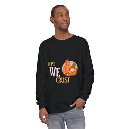 Fall Kitchen Humor Long Sleeve T-Shirt, Thanksgiving Gift, Thanksgiving Sweater, Pie Lovers Shirt, Cozy Fall Apparel, Unisex Sweatshirt - MaisonThreadory