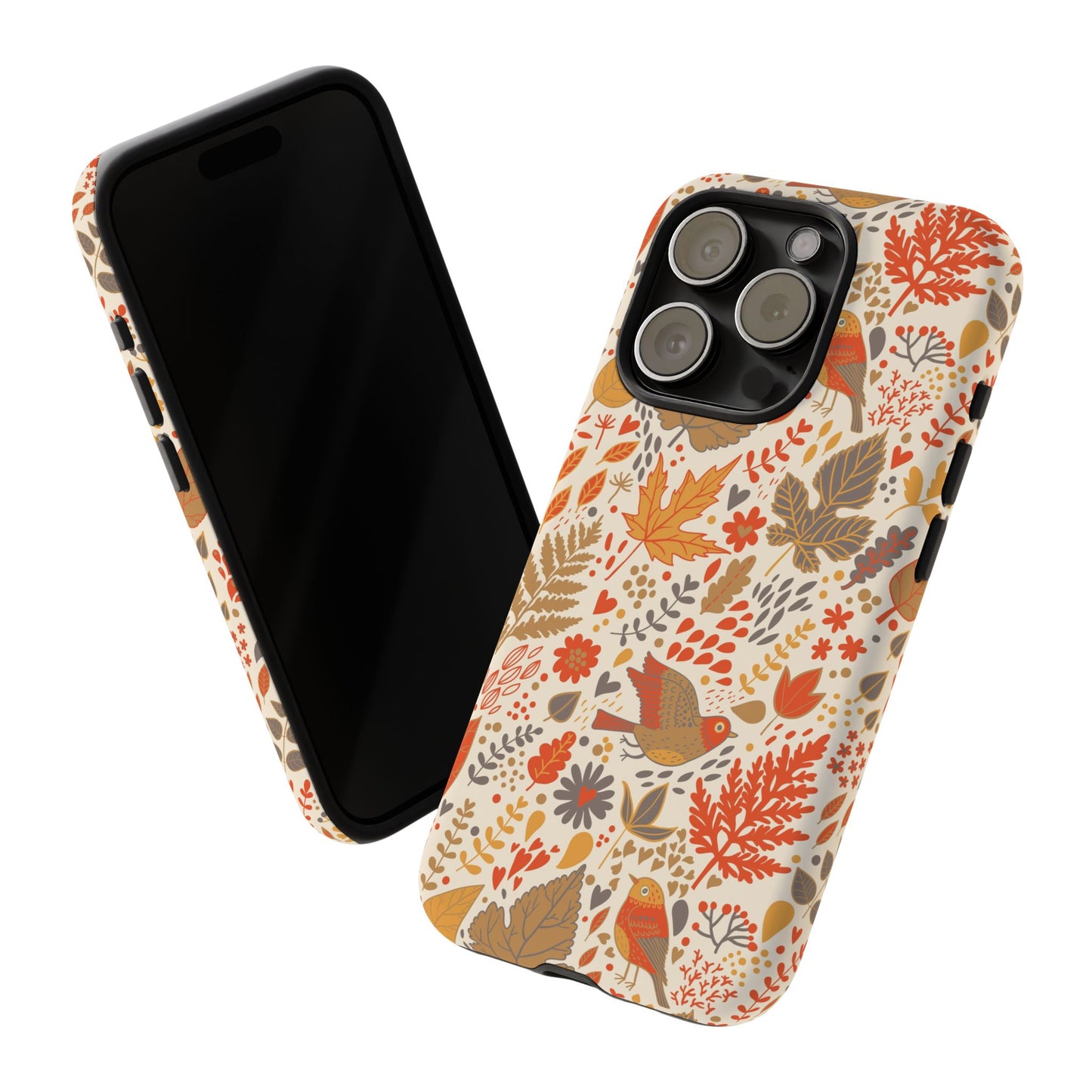 Floral Phone Case - Tough Cases for Nature Lovers, Stylish Cover, Nature-Themed Gift, Phone Accessories, Fall Aesthetic