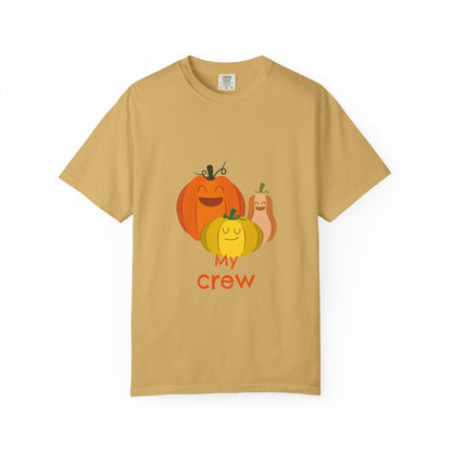 Cute Pumpkin Family T-Shirt, Fall Apparel, Halloween Shirt, Thanksgiving Gift, Harvest Crew Tee, Unisex Seasonal Wear - MaisonThreadory