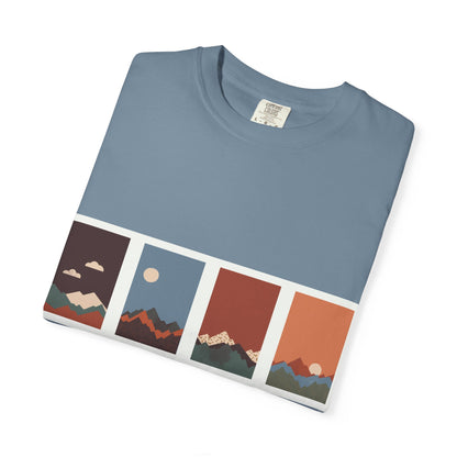 Unisex Mountain Sunset T-Shirt | Cozy Casual Wear, Nature Lover Gift, Travel Tee, Outdoor Adventure Shirt, Hiking Apparel
