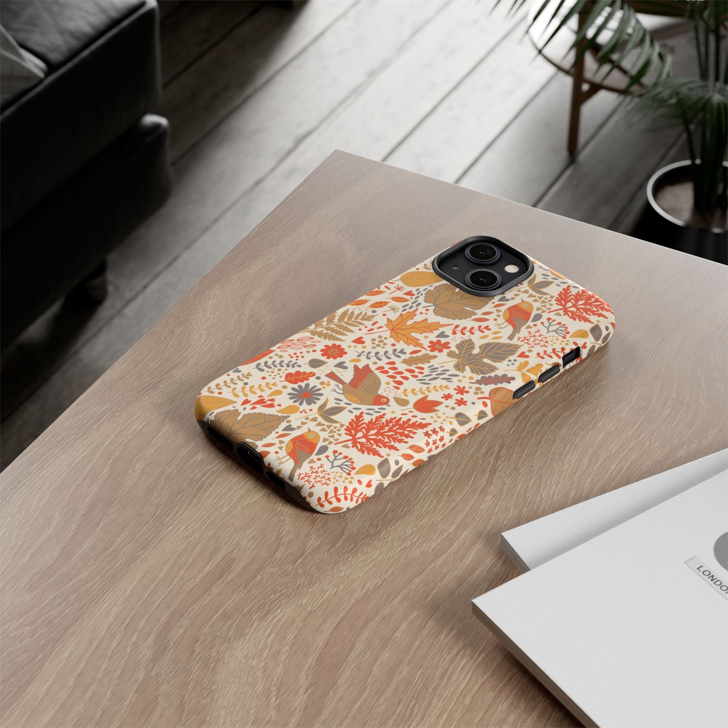 Floral Phone Case - Tough Cases for Nature Lovers, Stylish Cover, Nature-Themed Gift, Phone Accessories, Fall Aesthetic