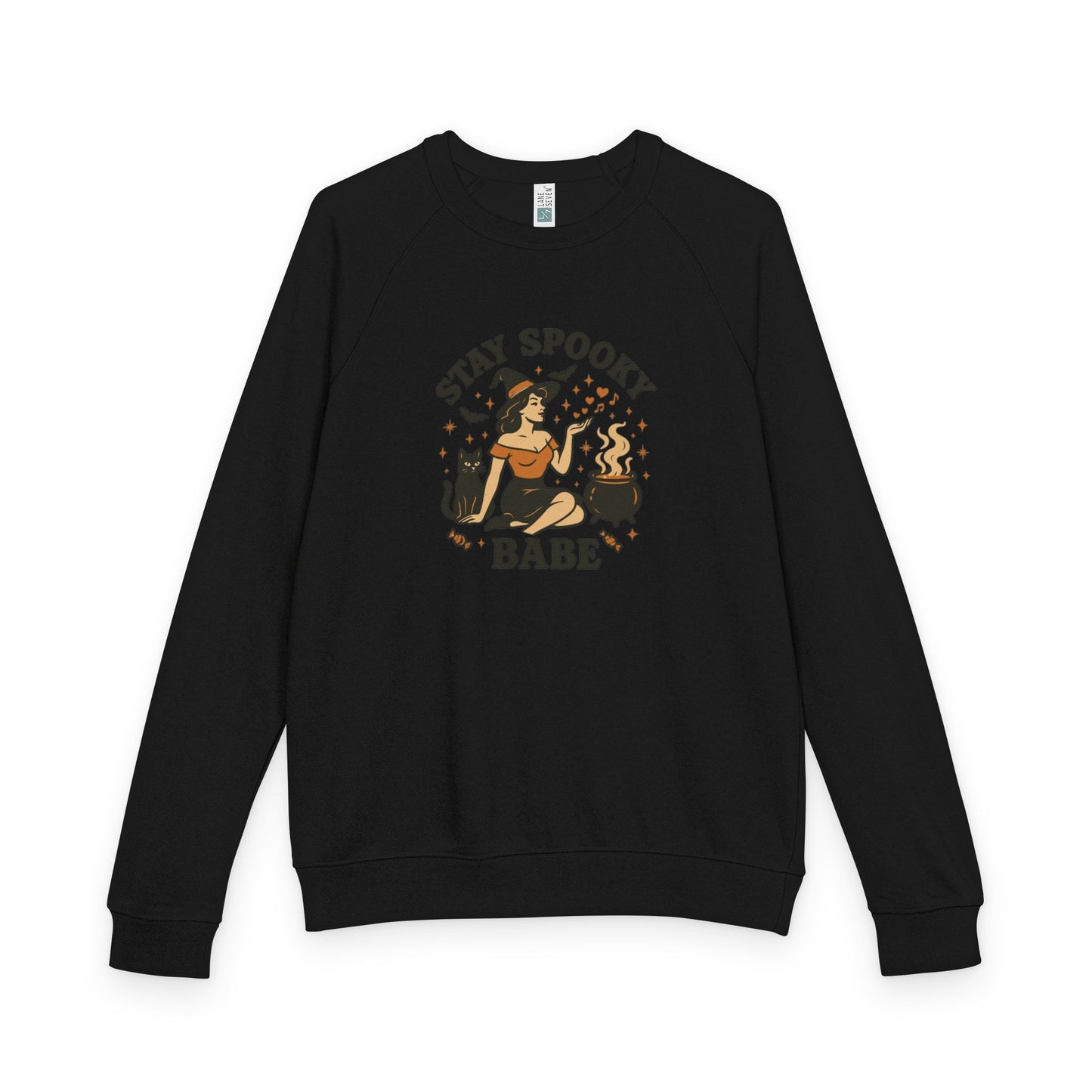 Stay Spooky Babe Unisex French Terry Raglan Crewneck Sweatshirt, Cozy Halloween Apparel, Perfect for Fall Celebrations, Unique Gift [...]