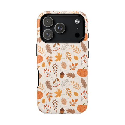 Autumn Floral Phone Case - Tough Magnetic Cases for Fall, Seasonal Accessories, Nature Lover Gifts, Cute Phone Cover, Unique Phone Case - MaisonThreadory