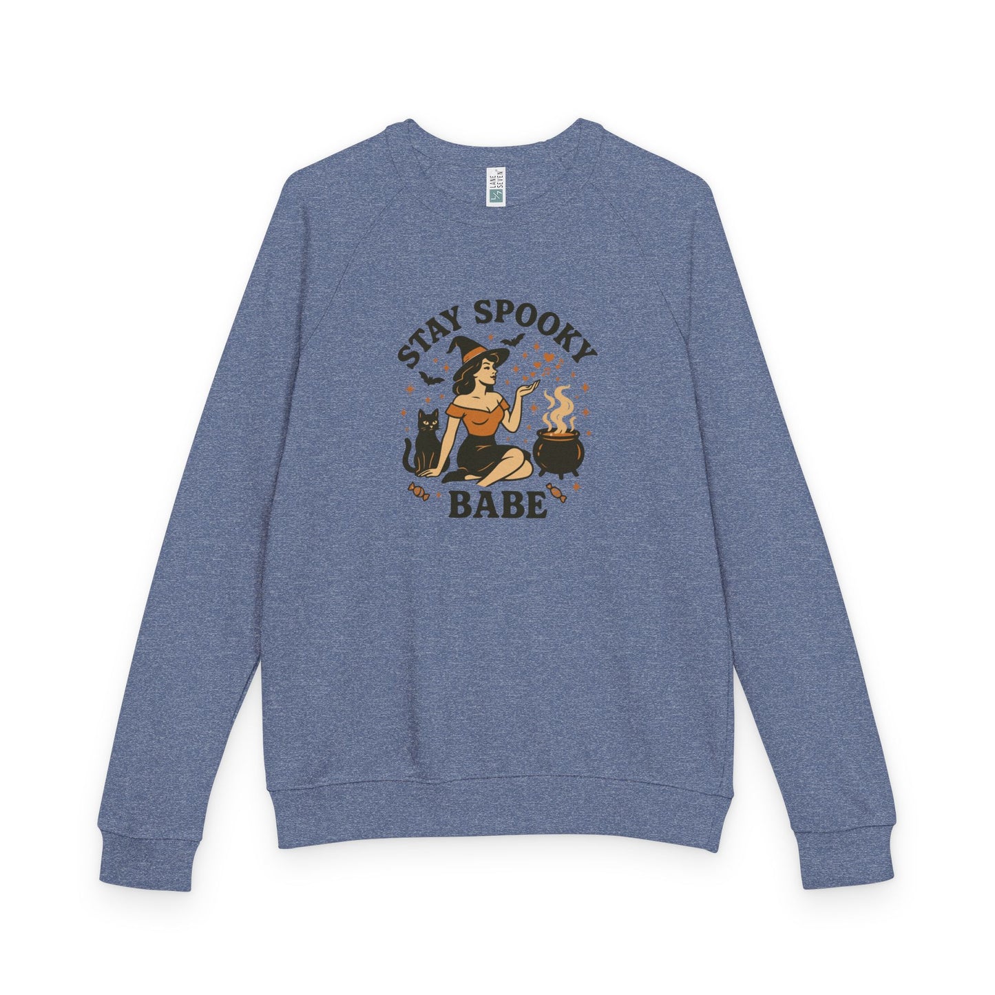 Stay Spooky Babe Unisex French Terry Raglan Crewneck Sweatshirt, Cozy Halloween Apparel, Perfect for Fall Celebrations, Unique Gift [...]
