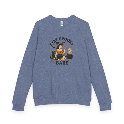 Stay Spooky Babe Unisex French Terry Raglan Crewneck Sweatshirt, Cozy Halloween Apparel, Perfect for Fall Celebrations, Unique Gift [...]