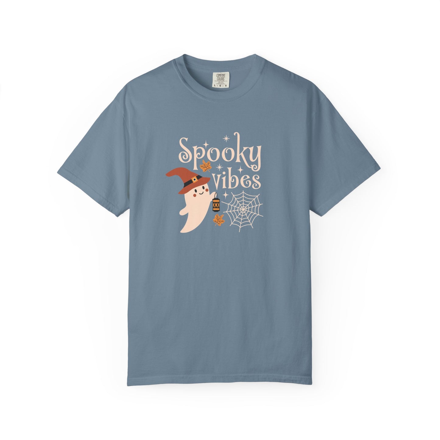 Spooky Ghost T-Shirt, Halloween Apparel, Unisex Tee, Fall Fashion, Cute Ghost Design, Perfect for Autumn Celebrations - MaisonThreadory