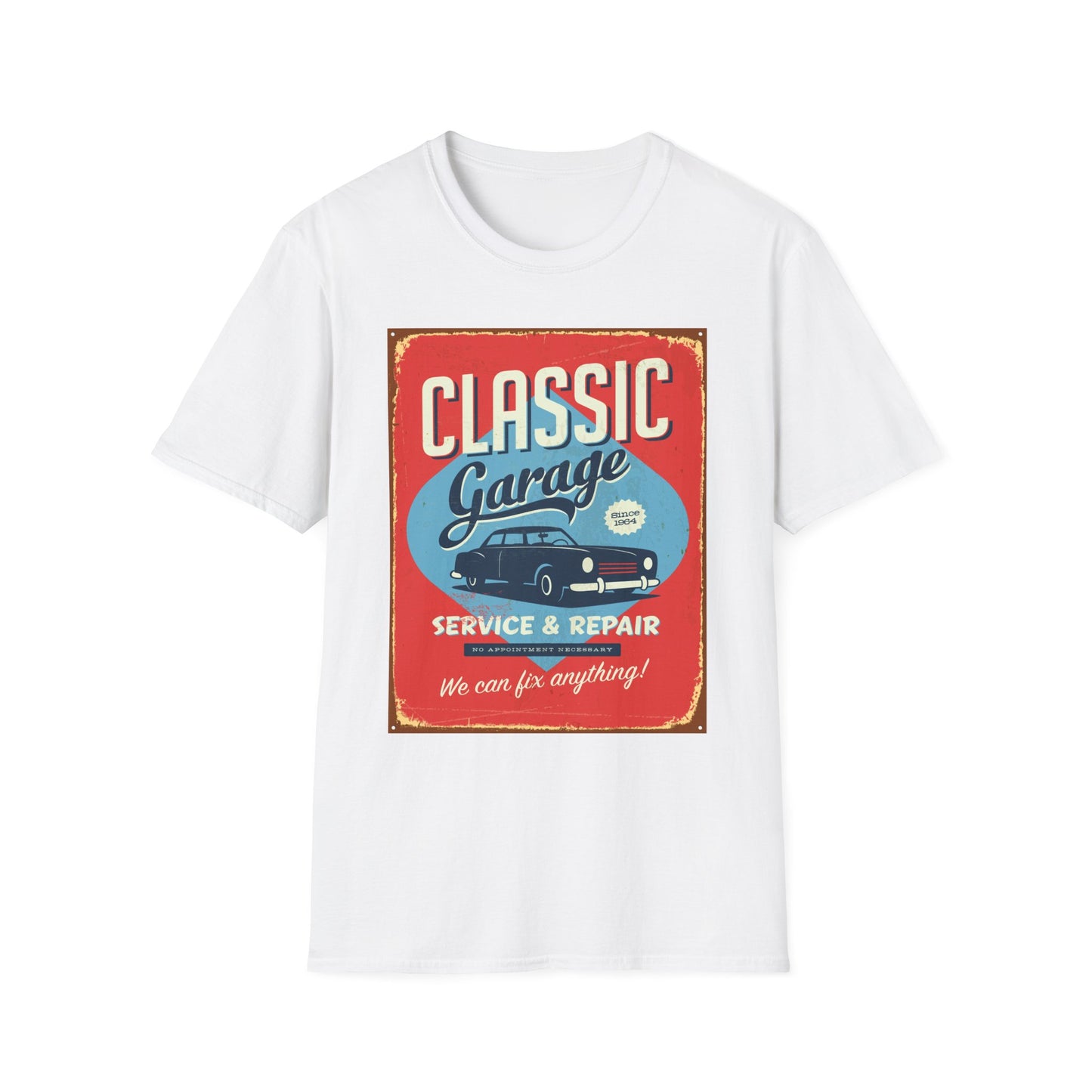 Classic Garage Vintage T-Shirt, Car Lovers Gift, Retro Car Tee, Father's Day Shirt, Classic Auto Enthusiast Apparel