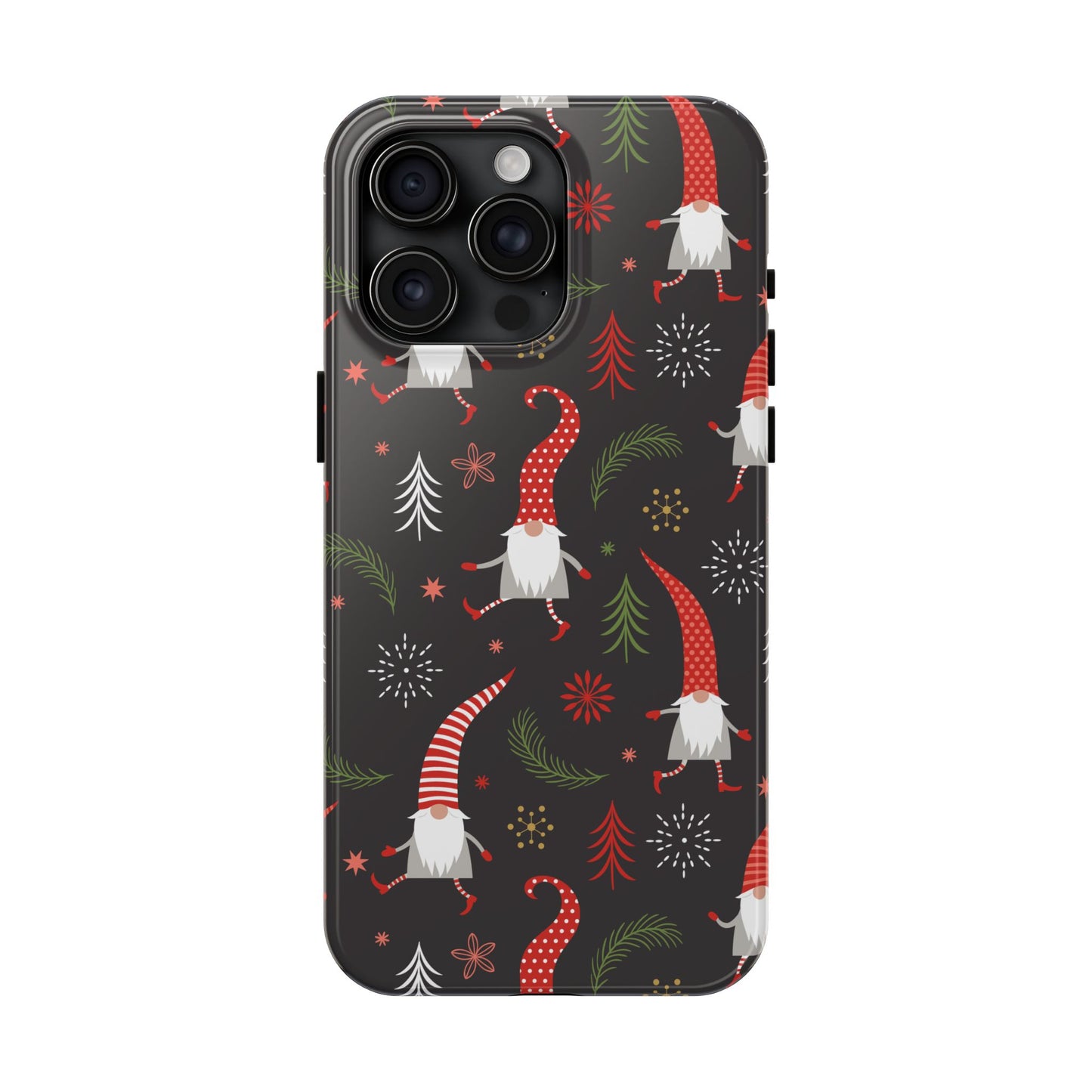 Gnomes & Holiday Cheer Tough Phone Cases, Cute Phone Accessories, Holiday Gift, Gnome Phone Cover, Festive Phone Protection, Winter Decor