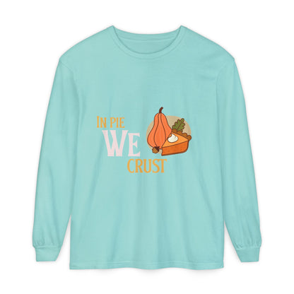 Fall Kitchen Humor Long Sleeve T-Shirt, Thanksgiving Gift, Thanksgiving Sweater, Pie Lovers Shirt, Cozy Fall Apparel, Unisex Sweatshirt - MaisonThreadory