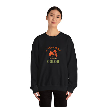 Autumn-Inspired Unisex Crewneck Sweatshirt - Cozy Fall Apparel, Gift for Her, Birthday Present, Family Gathering, Seasonal Fashion - MaisonThreadory