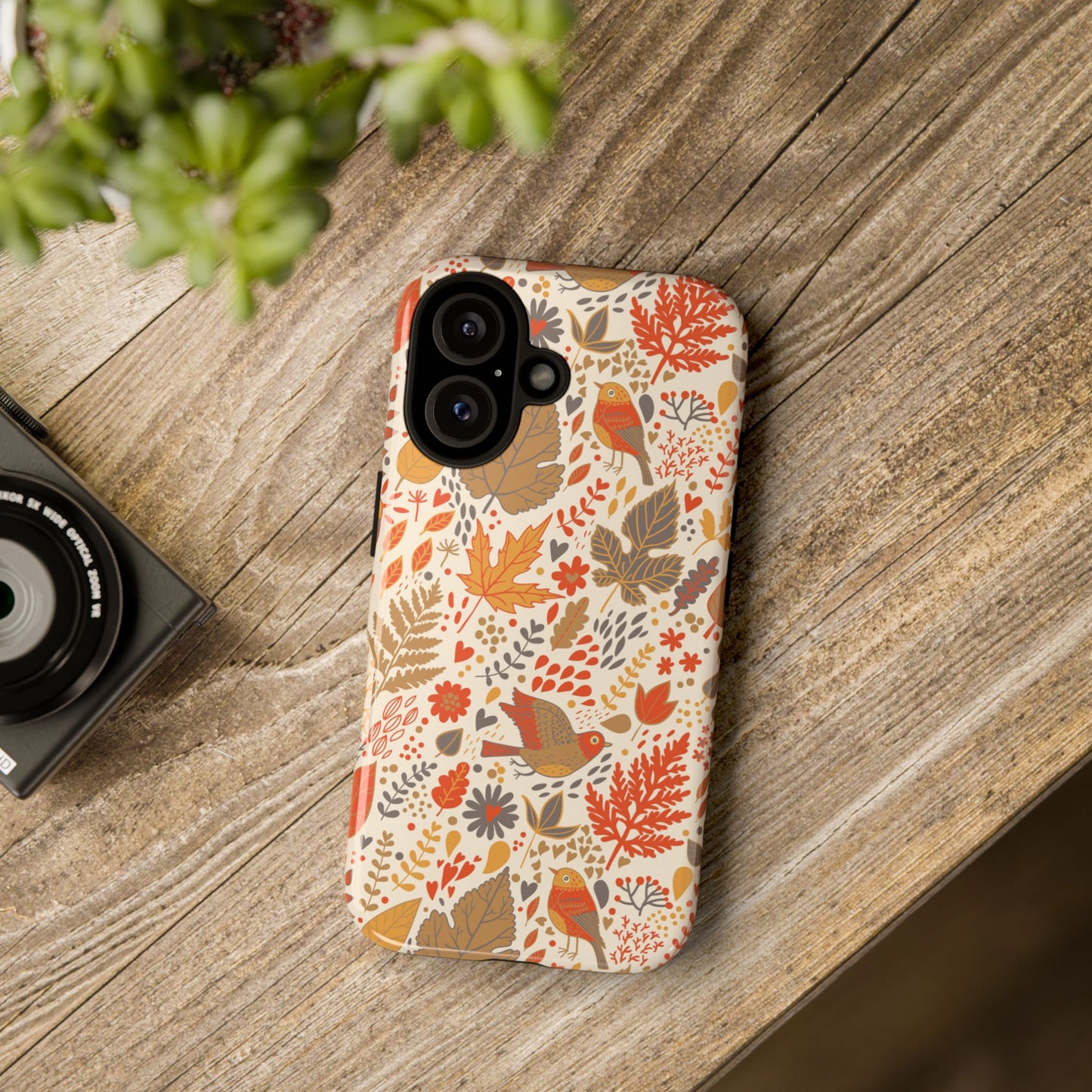 Floral Phone Case - Tough Cases for Nature Lovers, Stylish Cover, Nature-Themed Gift, Phone Accessories, Fall Aesthetic