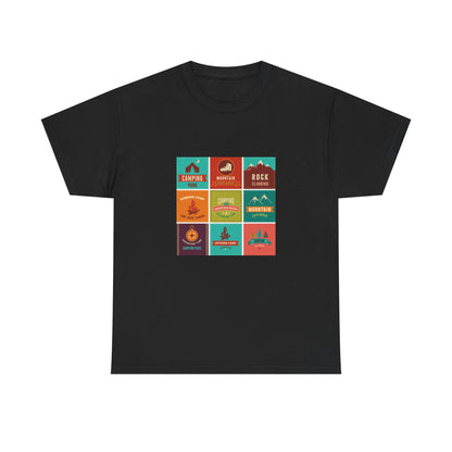 Outdoor Adventure Unisex Heavy Cotton Tee | Camping, Hiking, Nature Lover Shirt, Travel Gift, Unisex T-Shirt