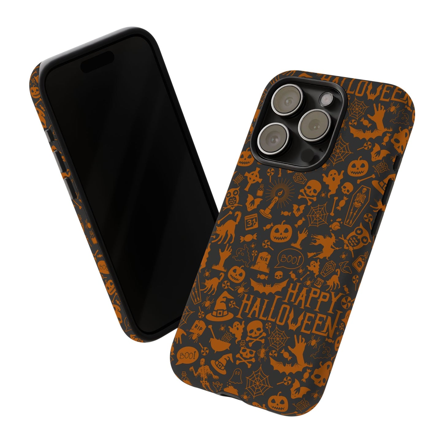 Halloween Phone Case, Tough Cases with Spooky Design, Trick or Treat Accessories, Perfect for Halloween Decor, Gift for Halloween Lovers