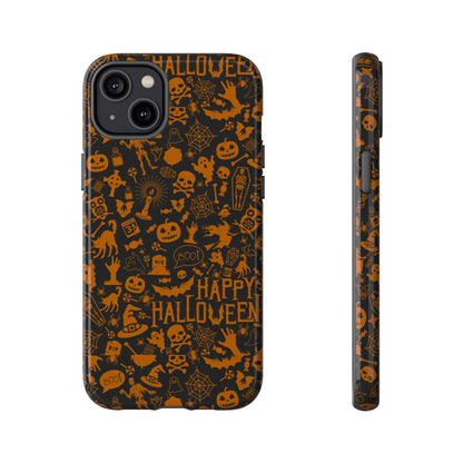 Halloween Phone Case, Tough Cases with Spooky Design, Trick or Treat Accessories, Perfect for Halloween Decor, Gift for Halloween Lovers