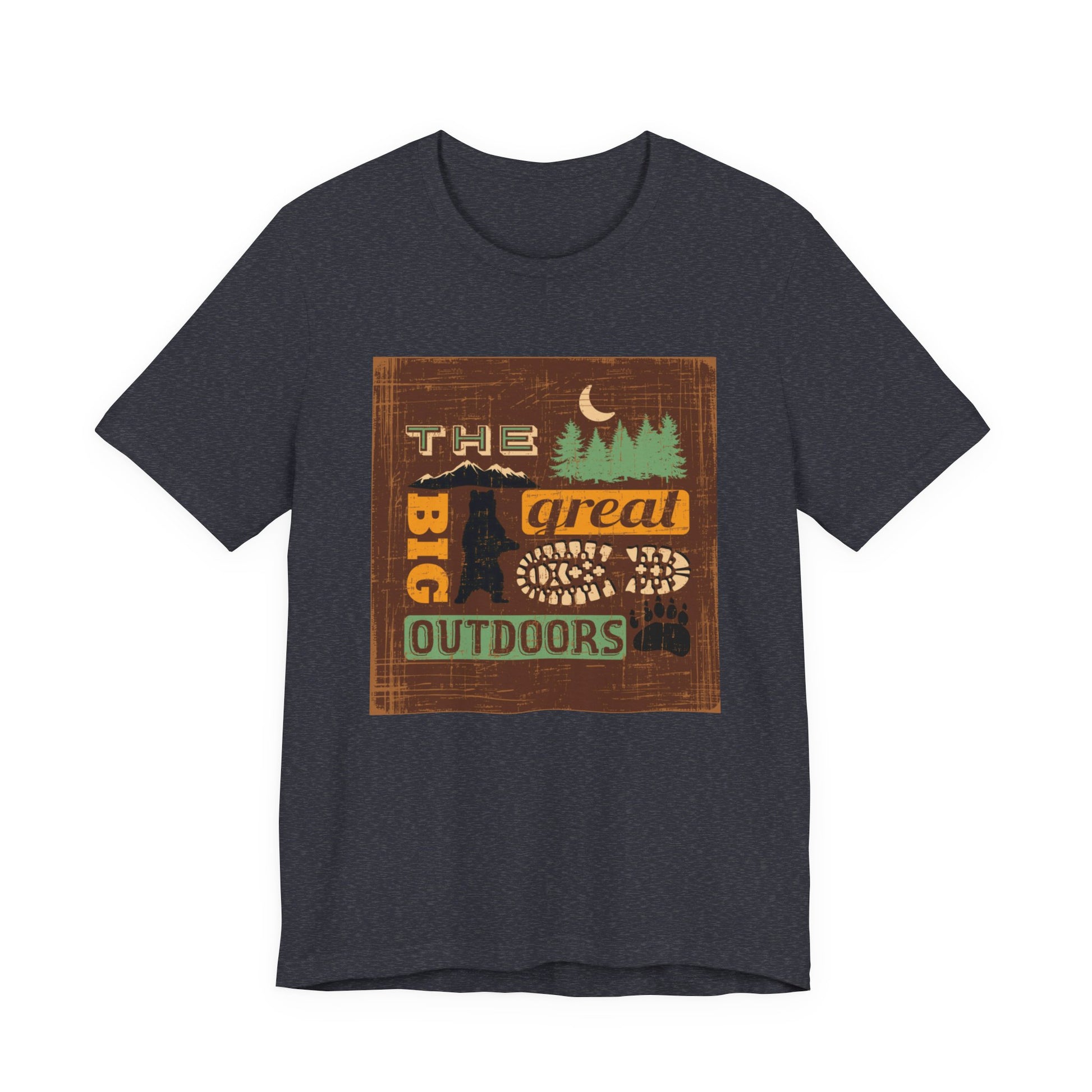 The Great Outdoors Unisex Tee, Adventure Shirt, Nature Lover Gift, Camping Apparel, Summer Vibes, Hiking Outfit - MaisonThreadory