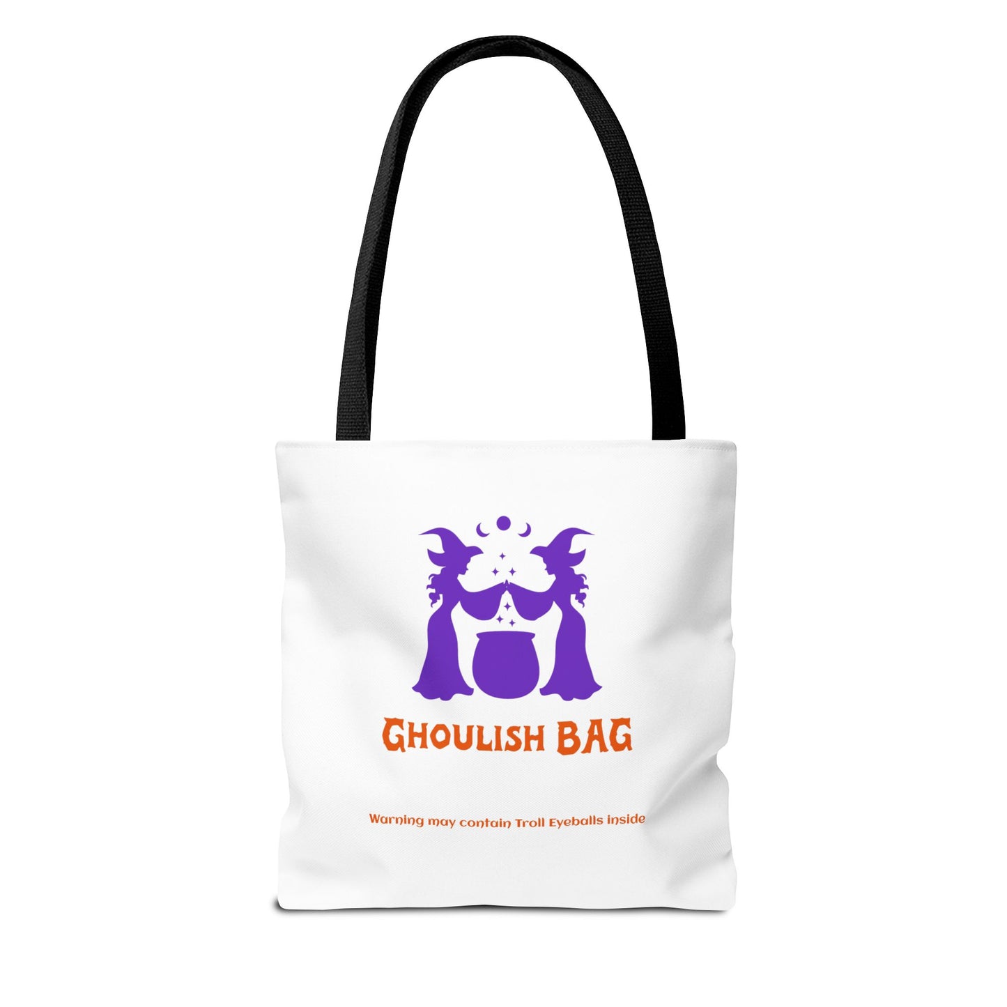 Ghoulish Tote Bag - Spooky Halloween Carryall, Trick-or-Treat Bag, Witchy Gift, Ghoul Tote for Fall, Party Essential - MaisonThreadory