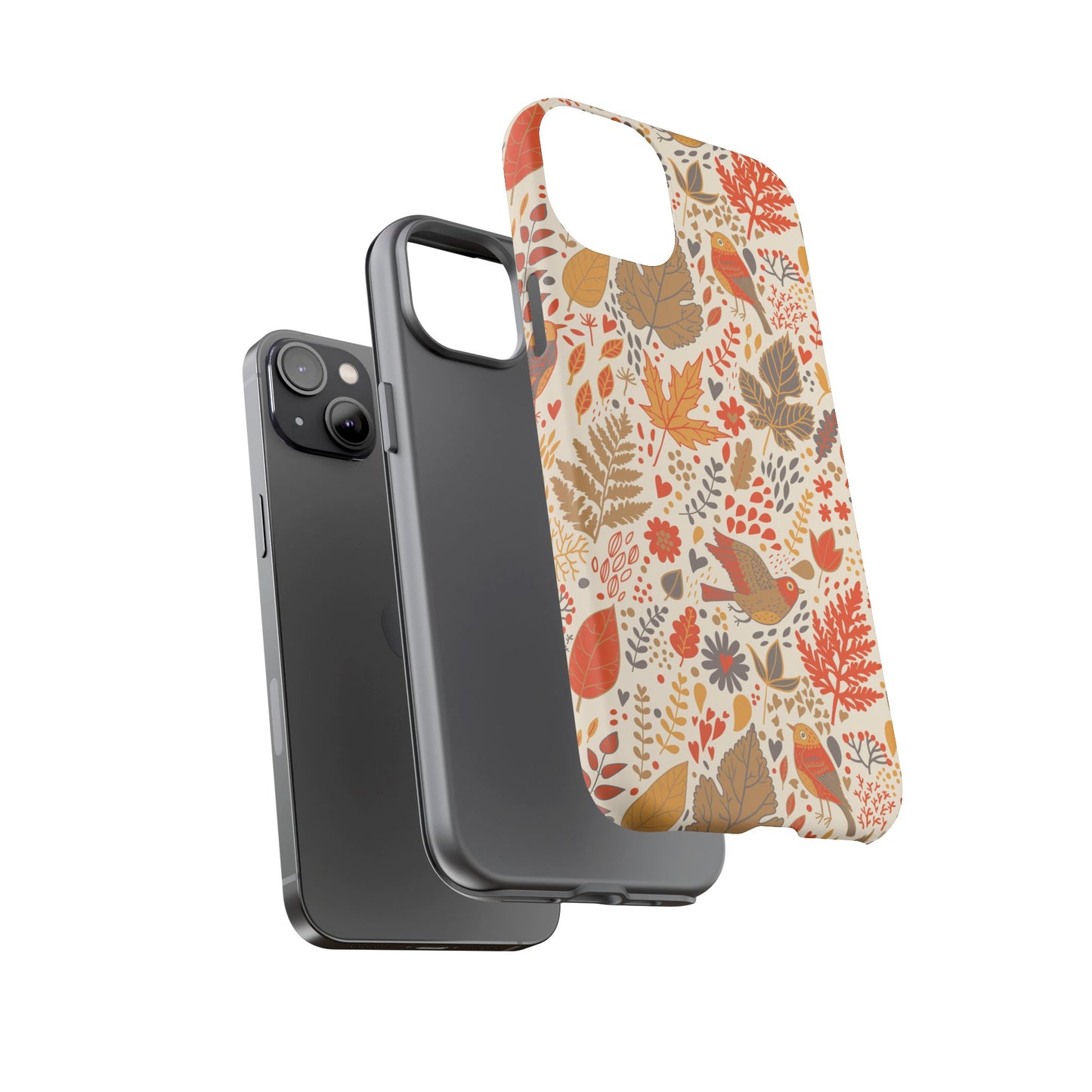 Floral Phone Case - Tough Cases for Nature Lovers, Stylish Cover, Nature-Themed Gift, Phone Accessories, Fall Aesthetic