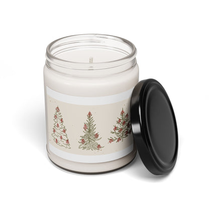 Christmas Tree Soy Candle — 9oz Scented Holiday Candle