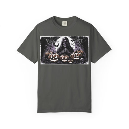 Spooky Halloween T-shirt, Unisex Graphic Tee, Ghostly Apparel, Fall Fashion, Pumpkin Shirt, Halloween Costume Top