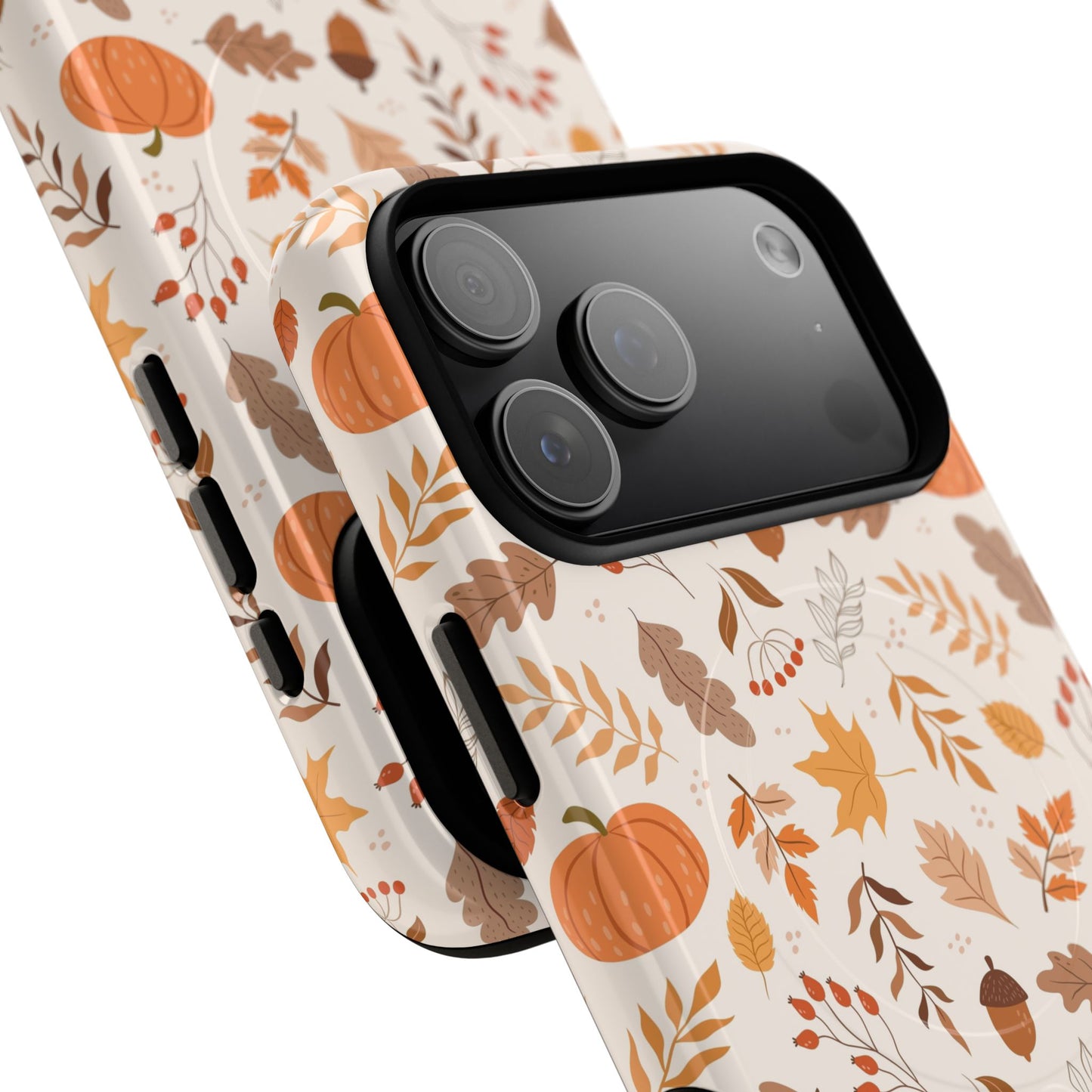 Autumn Floral Phone Case - Tough Magnetic Cases for Fall, Seasonal Accessories, Nature Lover Gifts, Cute Phone Cover, Unique Phone Case - MaisonThreadory